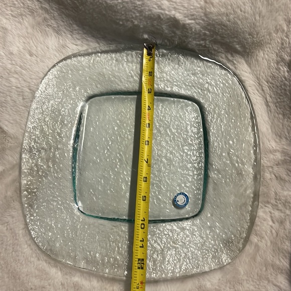 * REPLACEMENT PLATE * Ecoglass Recycled Glass Plate - Picture 9 of 11